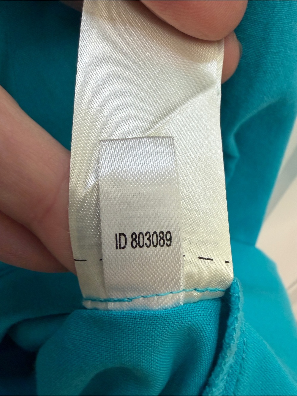 Chico's Teal Button-Front Shirt with Three-Quarter Sleeves - Picture 6 of 11